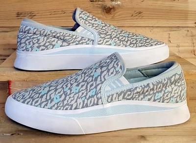 Adidas Sabalo Slip On Low Canvas Sneaker UK7,5/US8/EU41 EG8581 Grau/Weiß/Blau