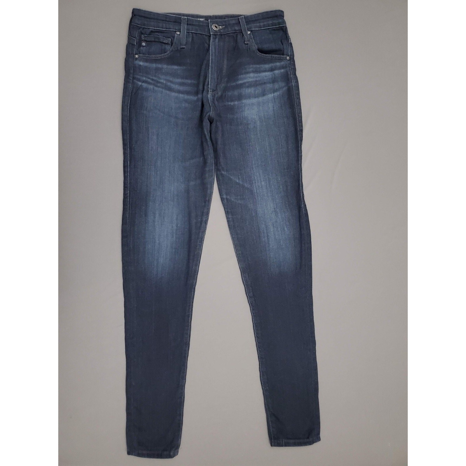 AG Adriano Goldschmied The Farrah Skinny High Rise Jeans Dark Wash Size 27