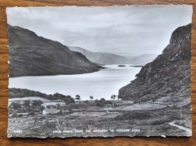 Loch Maree von Gairloch nach Poolewe Road, Falkirk. J.B. White Postkarte RPPC