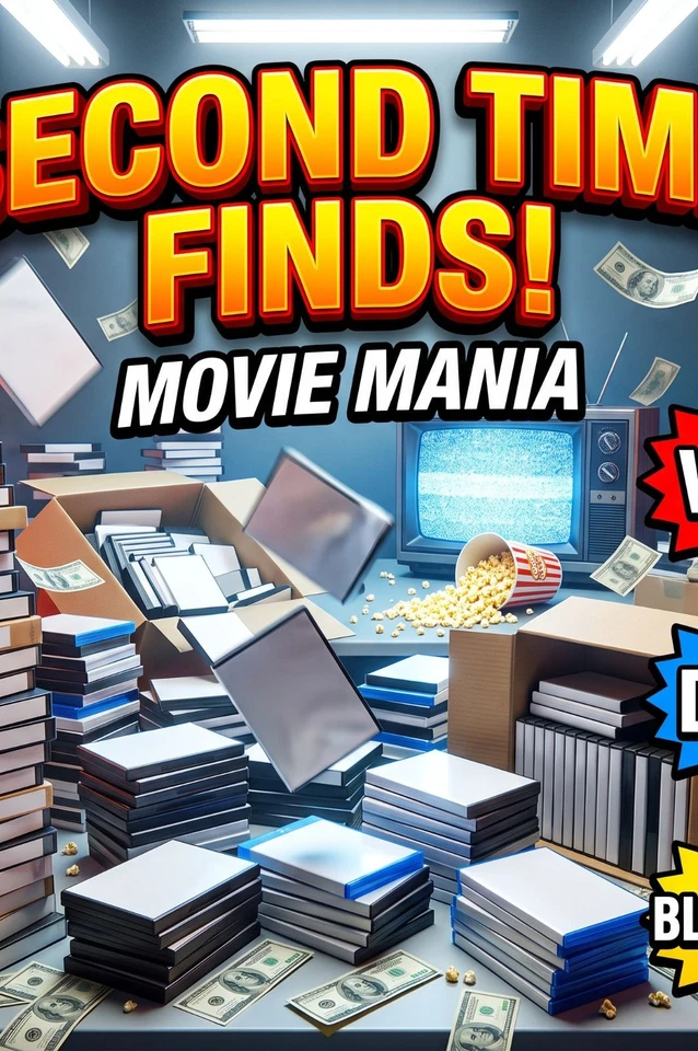 🎬 MOVIES MOVIES & MORE MOVIES! 🍿 DVD Blu-ray VHS LIVE!