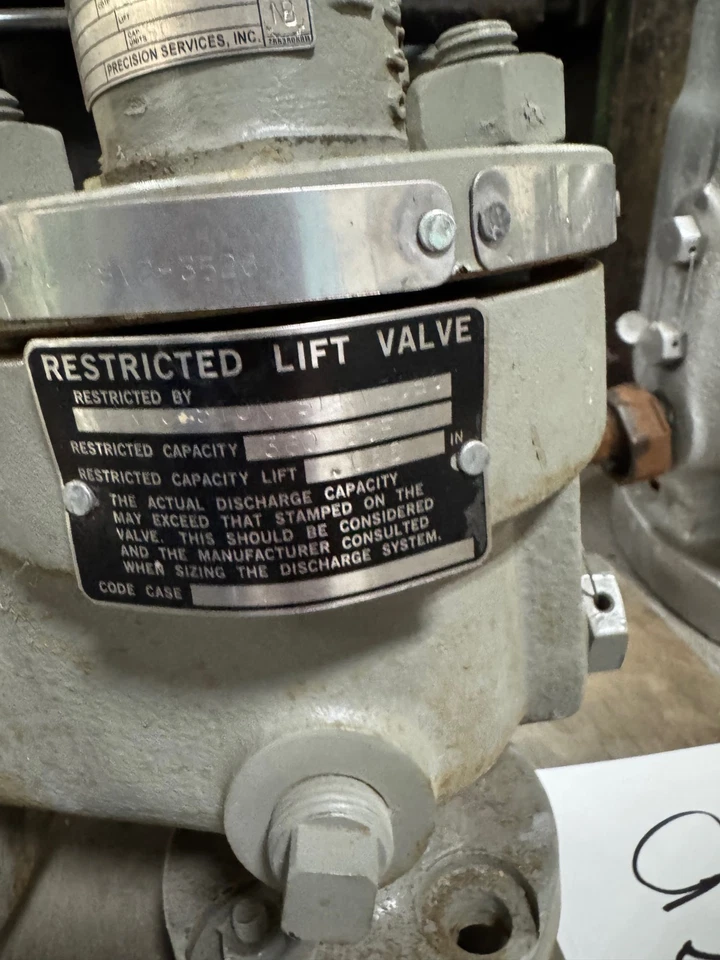 CONSOLIDATED 1" 300 X 2" 150 RELEIF VALVE VA8D WCB  SET PRESS 150 PSI - Image 3 of 4