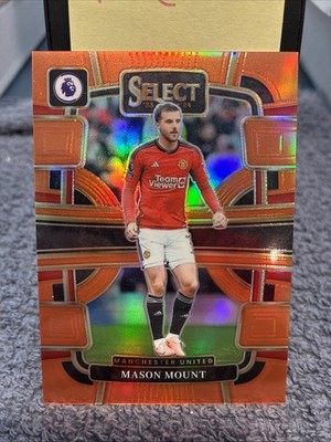 Mason Mount 2023-24 Panini Select Orange # d /75 Manchester United England