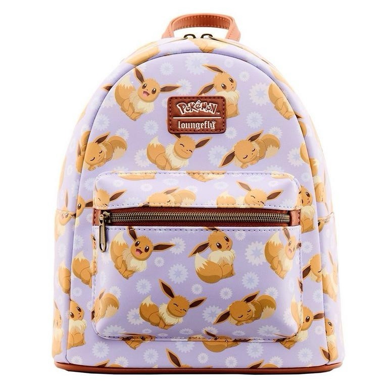 NWT Loungefly Pokemon Eevee Flowers Mini Backpack Loungefly Pokemon Eevee Spring Flowers Mini Backpack | Hot Topic main image 2