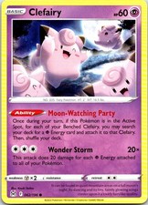 Clefairy Common SWSH11: Lost Origin 062/196 NM