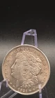 Beautiful Antique Gold 1921 Morgan silver dollar,  dripping with luster!!!