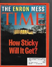 Time Magazine February 4, 2002- How Sticky Will It Get? The Enron Mess
