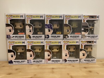 Funko Pop Television The Office Lot of Ten / #875, #877, #878, #879 Exclusive
