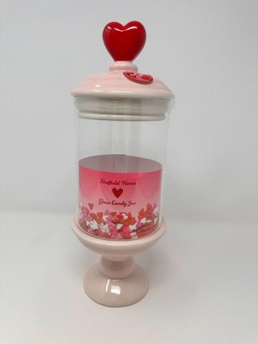 Glass Candy Jar, Peppermint, Red, Lavendar Candy Jar, Pink Heart - NEW - Picture 21 of 27
