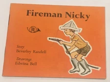Fireman Nicky By Beverley Randell Bowmar Primary Reading Series 1969 Booklet