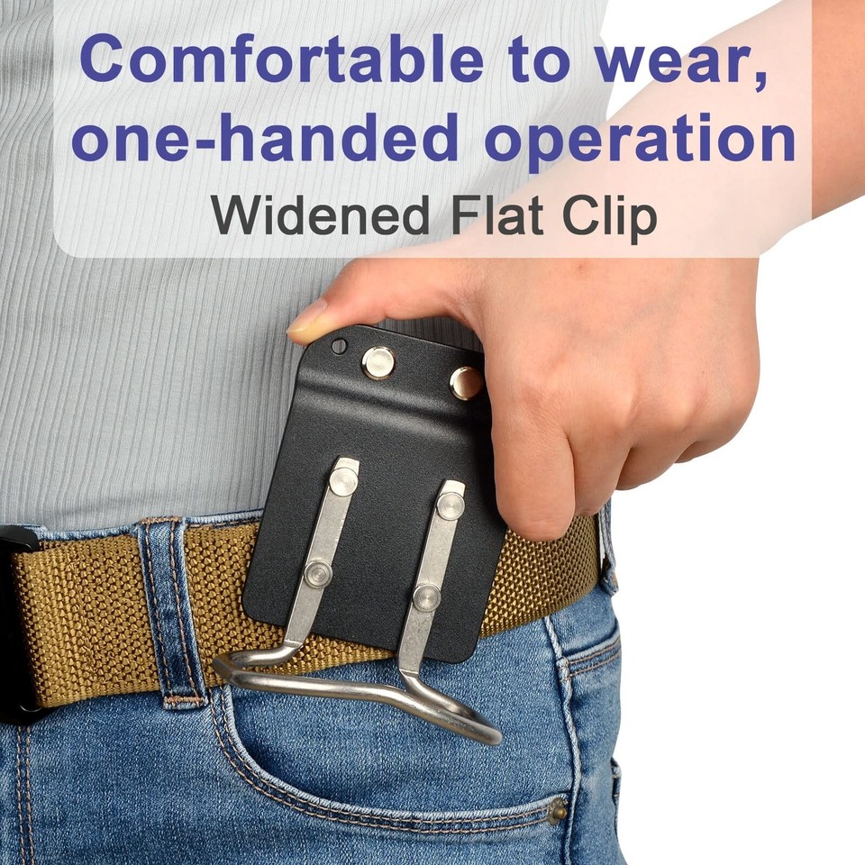 iGuerburn Hammer Holder Loop Hammer Holster Clip on 2" Tool Belt