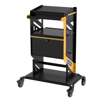 Werkstattwagen Werkzeugwagen Kfz Rollcontainer 220LBS Traglast Mit Code-Schloss