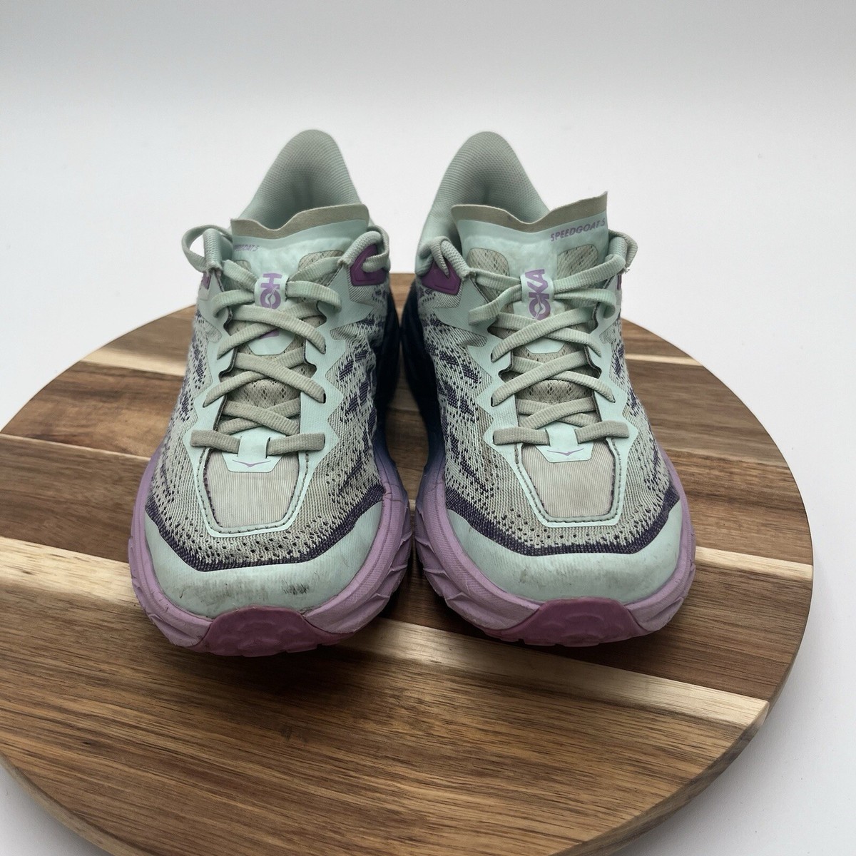 ☆HOKA☆ Women's Speedgoat 5 Sky Blue Purple 1123158SONS 112 Women's Speedgoat 5 – Sensible Shoe