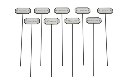 Kräuterschild Kräuterstecker Kräuter Schild Metall 28cm Garten Eisen