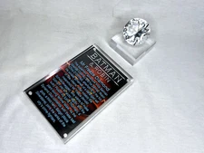 Batman, Mr Freeze Diamond, Display Plaque, Item Stand, Real Prop Replica, Glass,