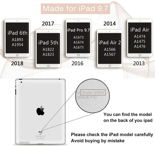 For iPad 10.2" 5/6/7/8/9th Gen Bluetooth Touchpad Keyboard Case Cover w/ Backlit - Picture 17 of 37