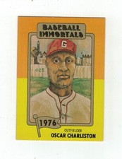 1980 Baseball Immortals 152 Oscar Charleston HOF 1st Printing