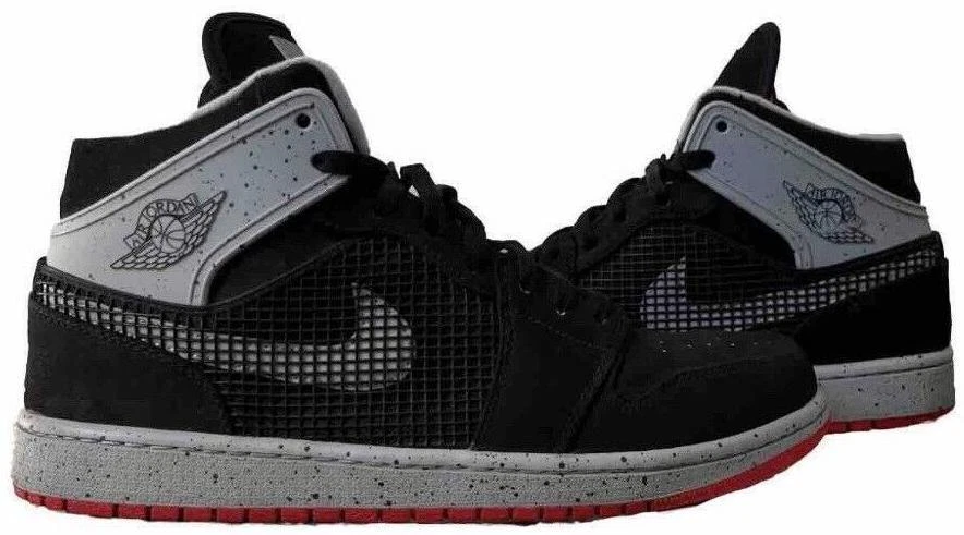 Jordan 1 Retro 89 Black Fire Red Cement - 1 de 1