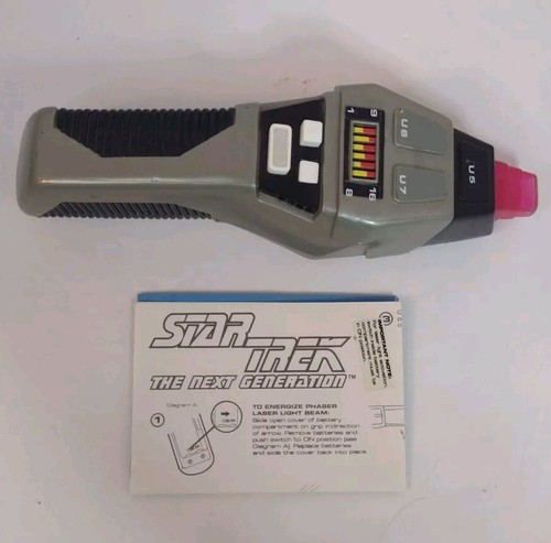 1992 Playmates Star Trek The Next Generation Type 2 Phaser Partially Working - Picture 6 of 10