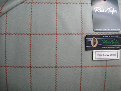 Reid & Taylor 100 % PUER NEU WOLLBESCHICHTUNG FABRI ALS MELTON MADE IN SCOTLAND - 2,5m