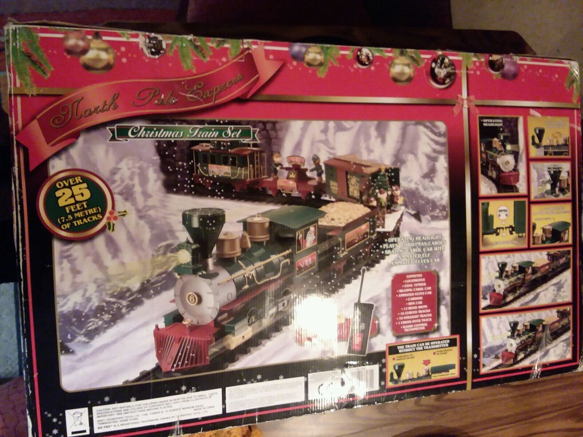 Ez tec North pole Radio Control express christmas train set Ez tec North pole Radio Control express christmas train set