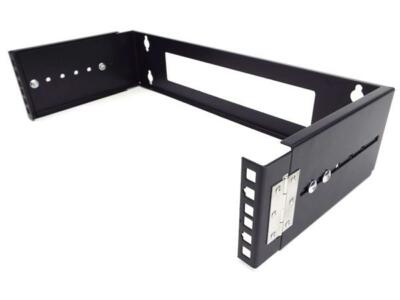 CNAweb 2U 19-Inch Hinged Extendable Network Wall Mount Equipment Rack Bracket