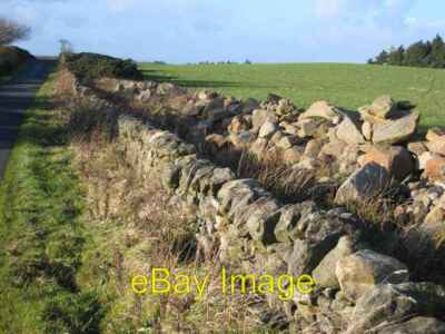 Photo 6x4 Wall at Hairy Side Colpitts Grange  c2006