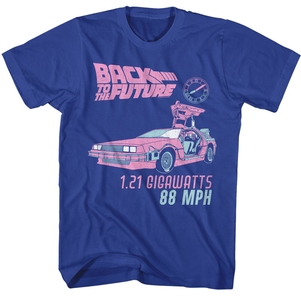 Back To The Future Movie 1.21 Gigawatts 88MPH Michael J Fox Men's