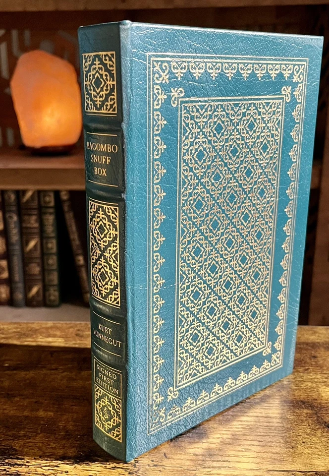 Bagombo Snuff Box by Kurt Vonnegut Rare Easton Press Signed First Editions COA! Foto 2 de 4