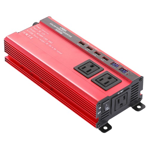 5000W 2500W 12V 24V A 110V Convertidor Con 4 USB Para Carro Inversor Corriente - Picture 71 of 96