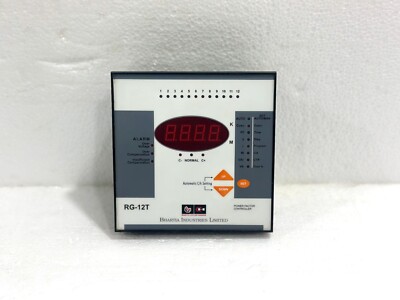 BHARTIA INDUSTRIES LIMITED RG-12T POWER FACTOR CONTROLLER