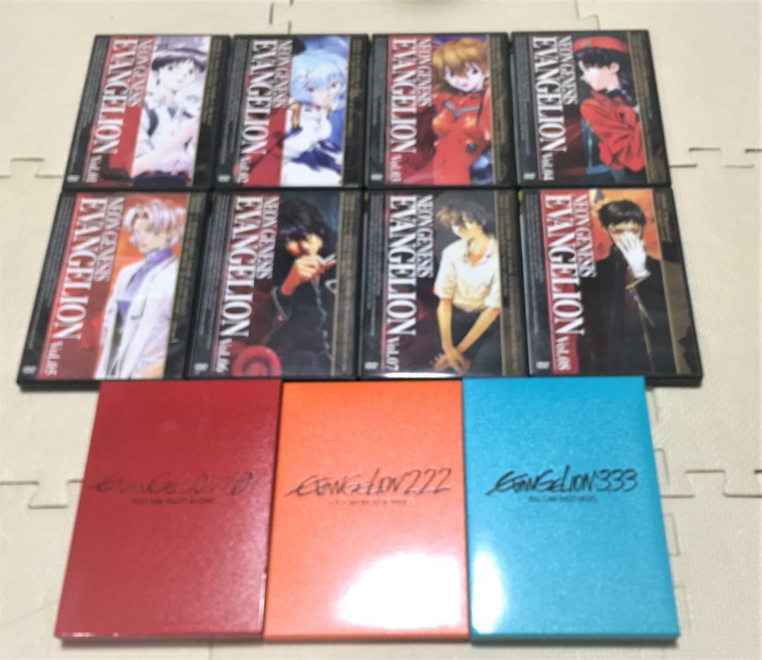 エヴァンゲリオン 1.01 2.22 3.33 EVANGELION DVD DVD Evangelion Movie 1.01 2.22 3.33 ＆ Anime version Set