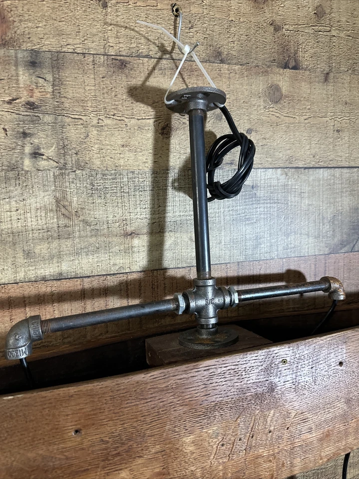 Farmhouse  Rustic Chandelier Ceiling Light Handmade in US From Antique Salvage - Image 4 of 4