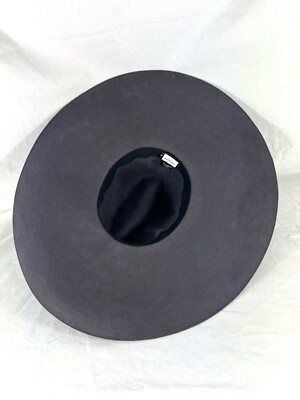 SAINT LAURENT Paris Runway Hedi Slimane Fedora Grey Rabbit Fur