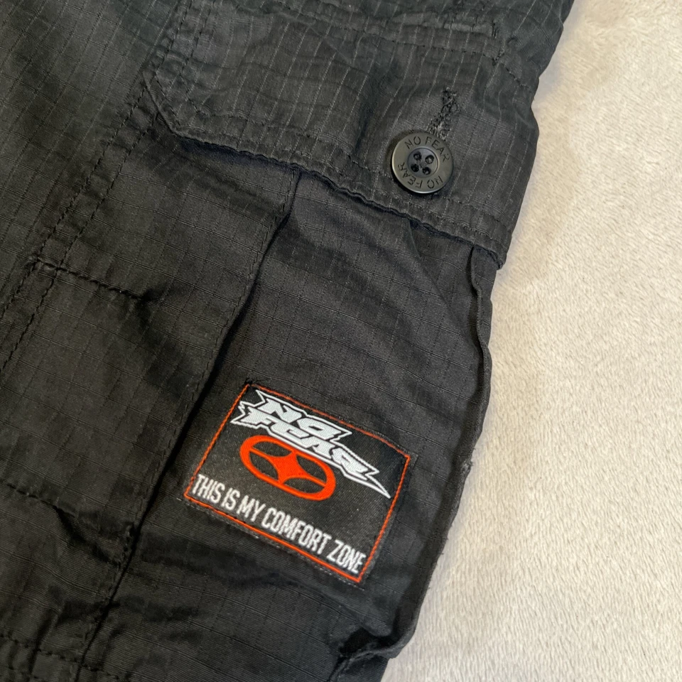 Pantalones Cortos Carga No Fear De Colección Para Hombres 34 Ligeros Ripstop Monopatín Años 2000 Y2K Foto 3 de 4