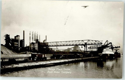 51632622 - Dearborn Rouge Plant Docks Ford Motor Company Michigan