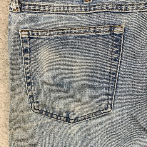 Wrangler Blue Distressed Denim Straight Leg Jeans Men's Measures Size W37 L30.5 - Picture 14 of 22