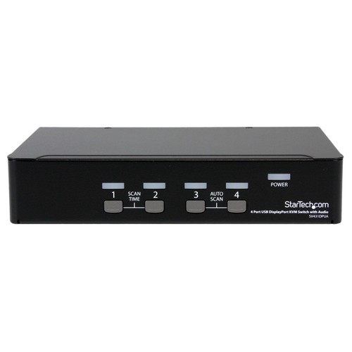 StarTech.com Commutateur KVM USB DisplayPort 4 ports avec audio - Photo 2/4