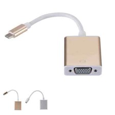 Image of Multiport Male to VGA DisplayPort type-c to vga converter Thunderbolt USB Type C