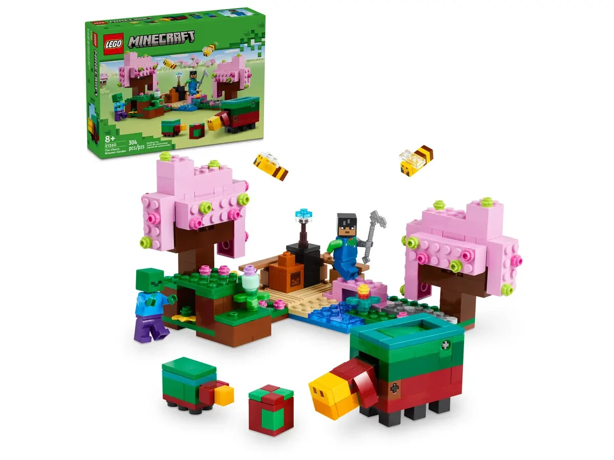 cherry様 Lego The Cherry Blossom Garden 21260 Minecraft Minifigure Building