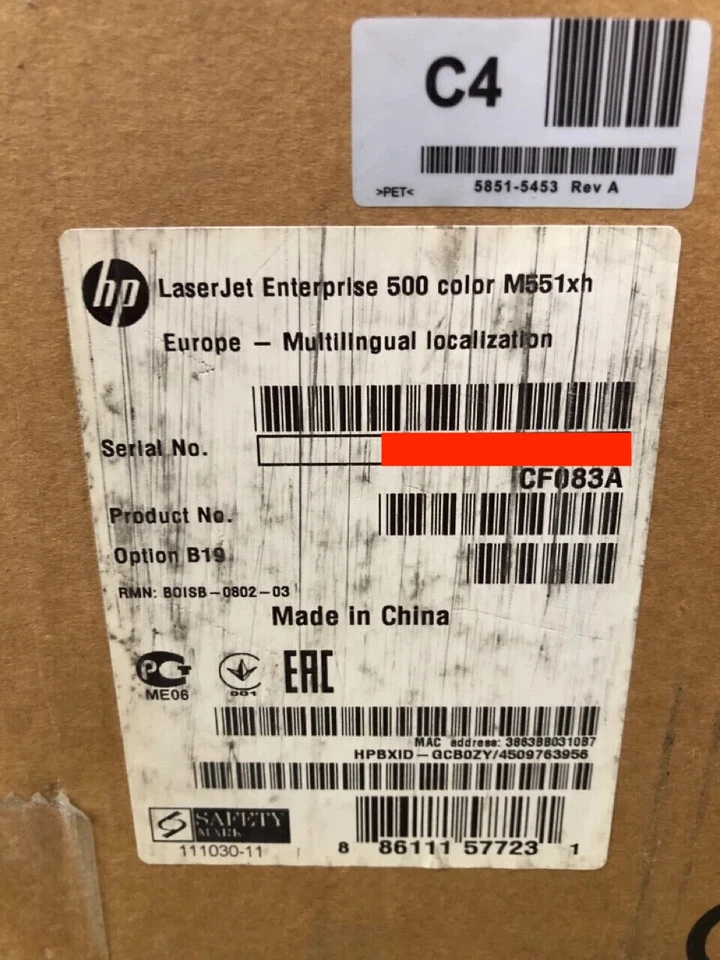HP LaserJet Enterprise 500 color Printer M551xh - Image 4 of 4