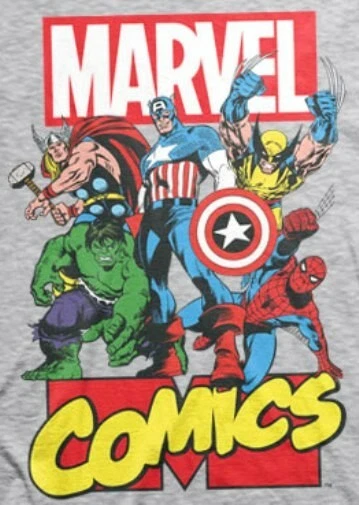T-Shirt Marvel Comics Heroes Superhelden T-Shirt Herren Hybris - Bild 2 von 3