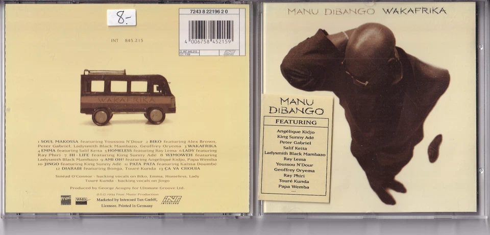Manu Dibango - Wakafrika CD Intercord - Bild 1 von 1