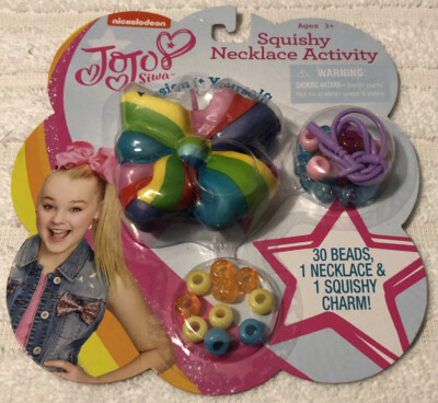 New JoJo Siwa Squishy Bow Necklace Activity Set