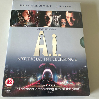 A.I. Artificial Intelligence DVD 2-Disc Bonus Disc FSK 12 Region 2 PAL EN UT