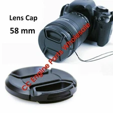 1 pcs 58mm Plastic Snap-On Front Lens Cap Cover for Canon Nikon SLR DSLR Camera
