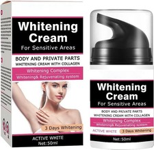 Skin Whitening Cream Pigment Lightening Bleaching For Intimate Areas Face & Body