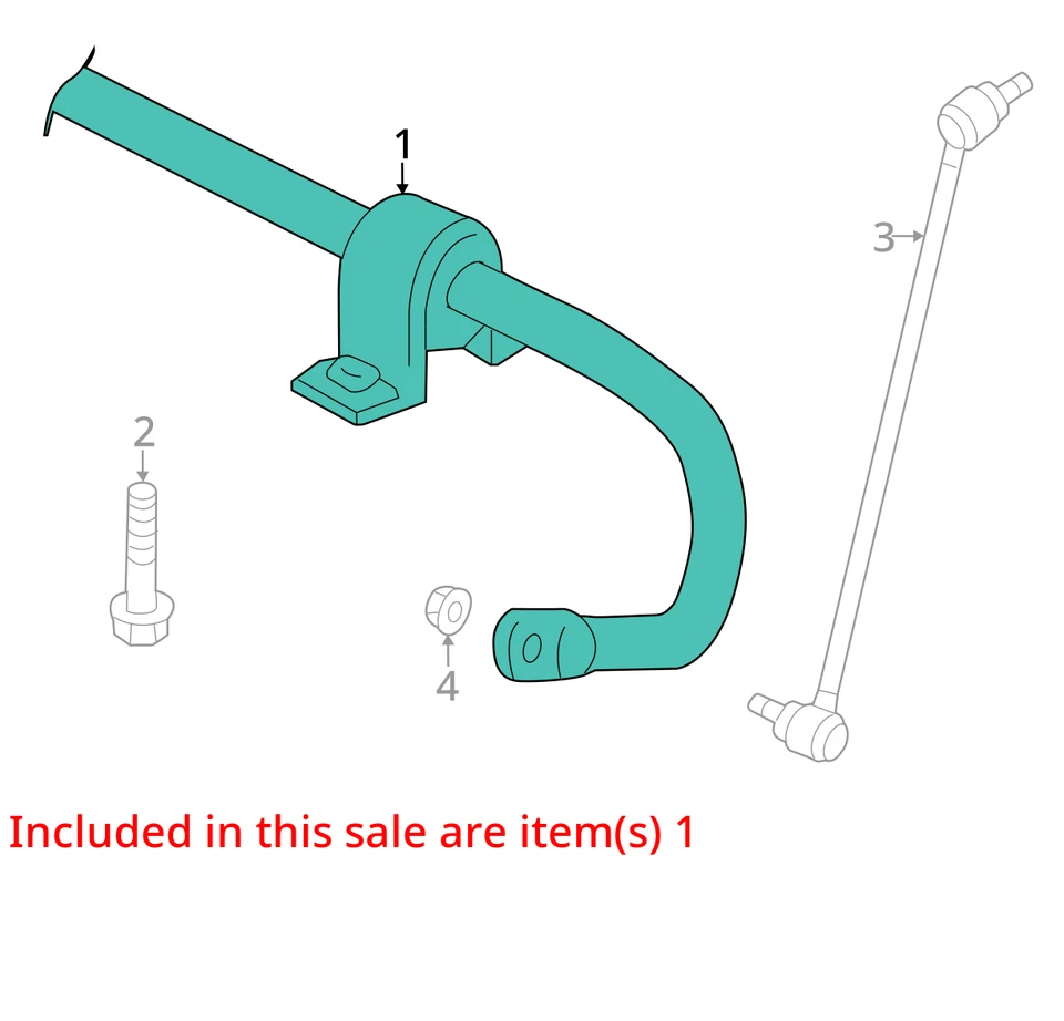 2013 Volkswagen Beetle FWD Front Stabilizer Bar OEM 105K Miles - LKQ411471359 - Изображение 4 из 4