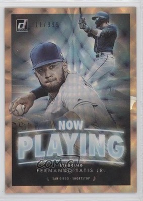 2020 Panini Donruss Now Playing 711/999 Fernando Tatis Jr #NP-2 0aa1