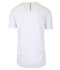 GALAXY BY HARVIC MEN MALE PERFORMANCE ACTIVE SHORT SLEEVE MUSCLE TEE WHITE M