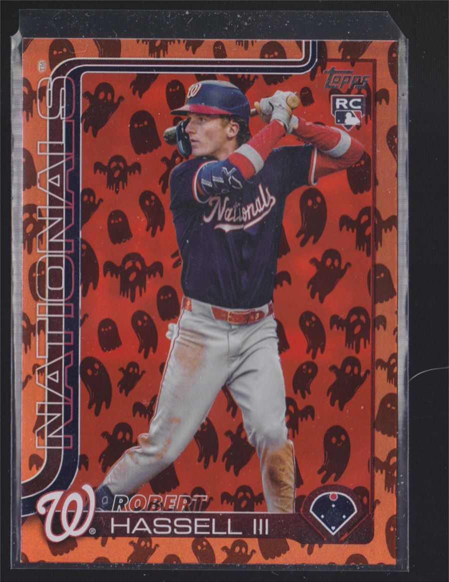 2025 Topps Update Ghost Robert Hassell III RC Washington Nationals #US109